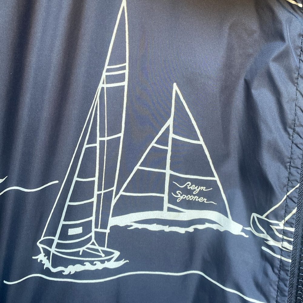 REYN SPOONER ‼️ reversible weather proof windbreaker men’s size M - Picture 5 of 11